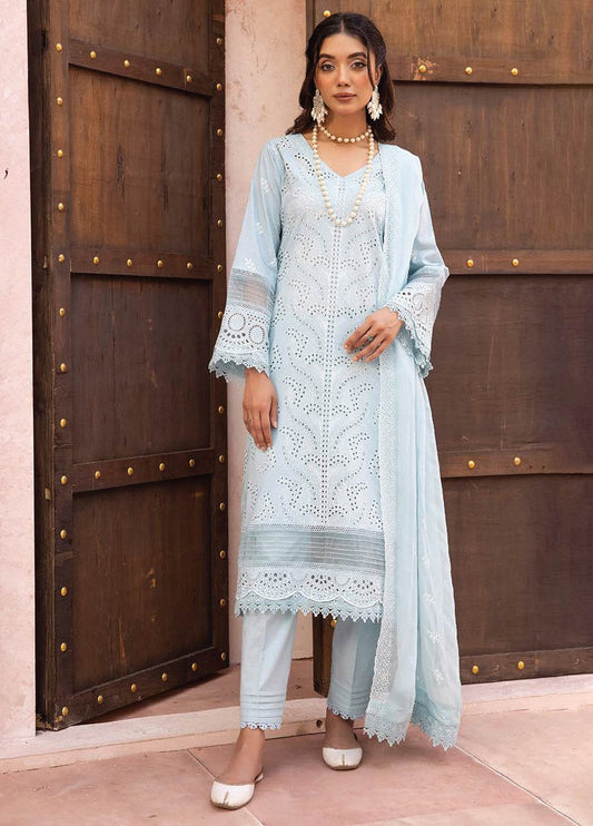 Mahrukh By Riaz Arts Embroidered Lawn 3pcs - Jotey