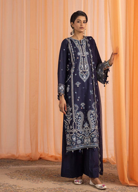 Gul-E-Bahaar By Khoobsurat Embroidered Lawn Unstitched 3pcs - Jotey