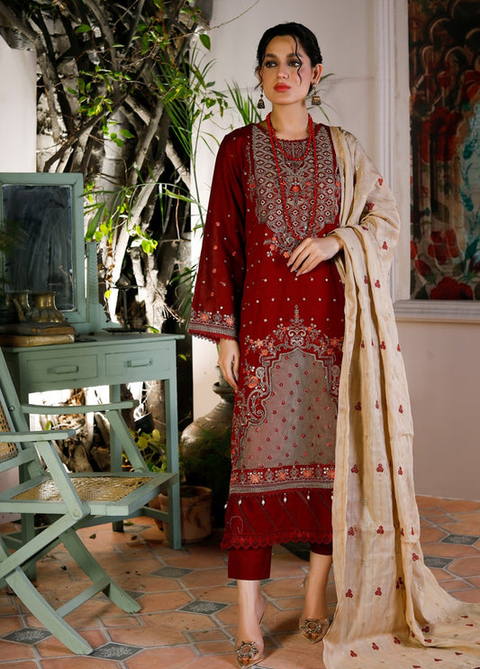 Rimal Vol-20 Embroidered Lawn Unstitched 3pcs