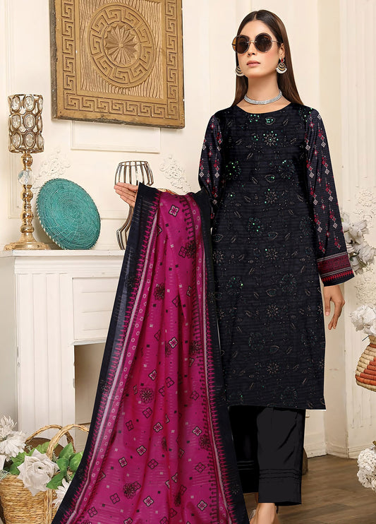 Zeba Summer'02 Embroidered Printed Lawn Unstitched 3pcs