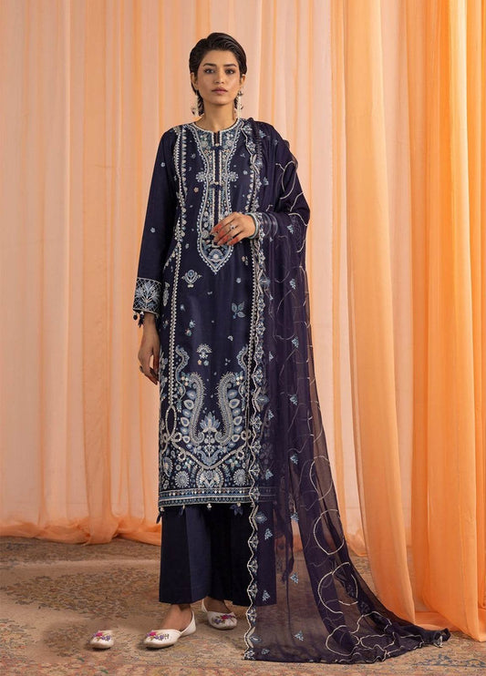 Gul-E-Bahaar By Khoobsurat Embroidered Lawn Unstitched 3pcs - Jotey