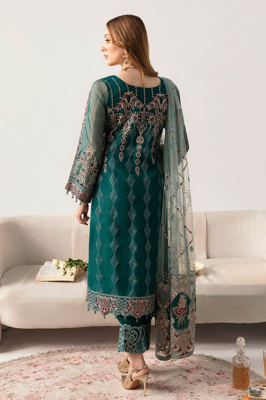 Minhal By Ramsha Chiffon Vol-11 Semi-Stitched 3pcs - Jotey