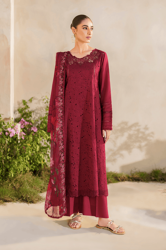 Iznik Festive Lawn Embroidered Unstitched 3pcs - Jotey