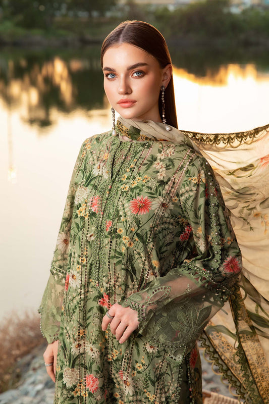 M. Prints By Maria B. Lawn Vol-25 Printed Unstitched 3pcs