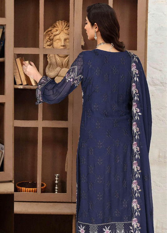 Sangeet By Ramsha Chiffon Unstitched 3pcs - Jotey