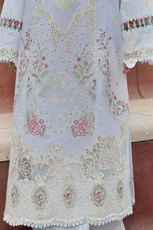 Qalamkar Festive Lawn Unstitched 3pcs - Jotey