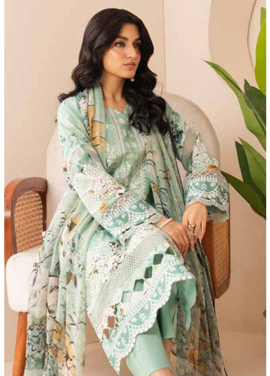 Nehal By Johra Embroidered Printed Lawn Unstitched 3Pcs