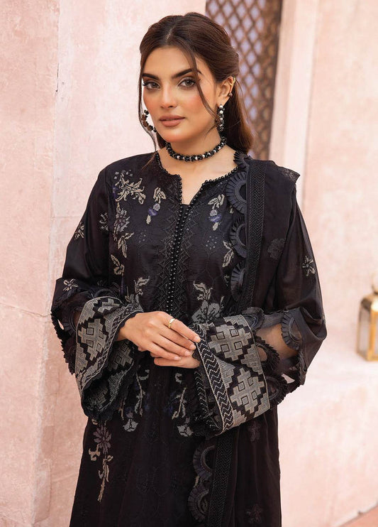 Mahrukh By Riaz Arts Embroidered Lawn 3pcs - Jotey