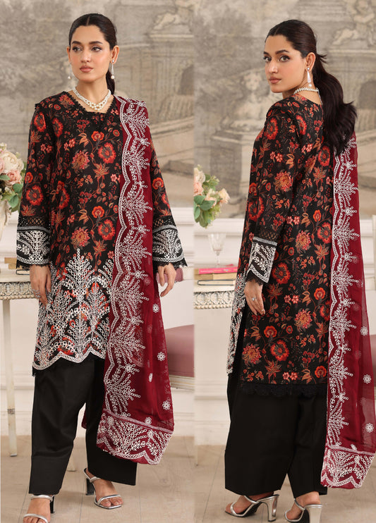 Afsheen By Johra Embroidered Chikankari Lawn Unstitched 3Pcs