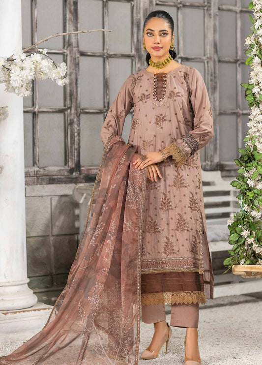 Rimal Vol-12 Embroidered & Sequence Work Lawn Unstitched 3pcs