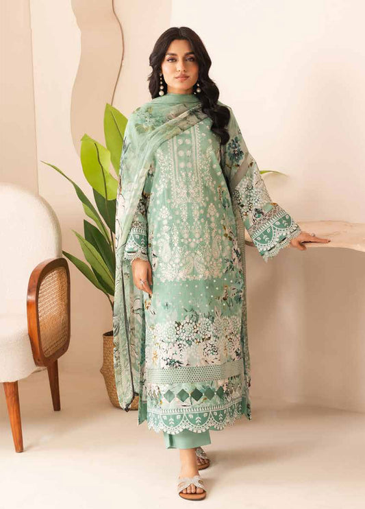 Nehal By Johra Embroidered Printed Lawn Unstitched 3Pcs