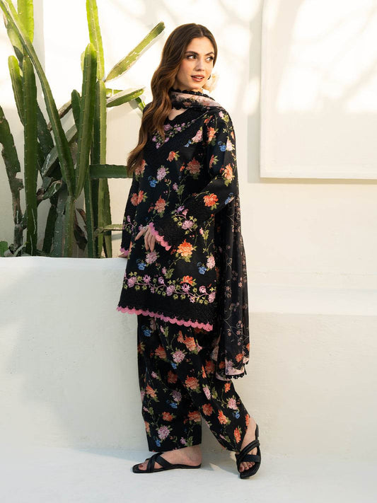 F&F Prints By Faiza Faisal Digital Printed Unstitched Lawn 3pcs - Jotey