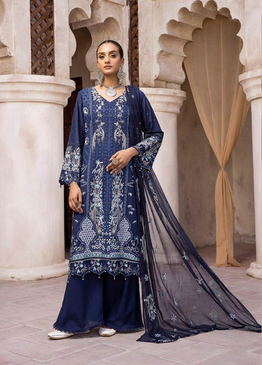 KHOOBSURAT Aventus Swiss Unstitched 3pcs - Jotey