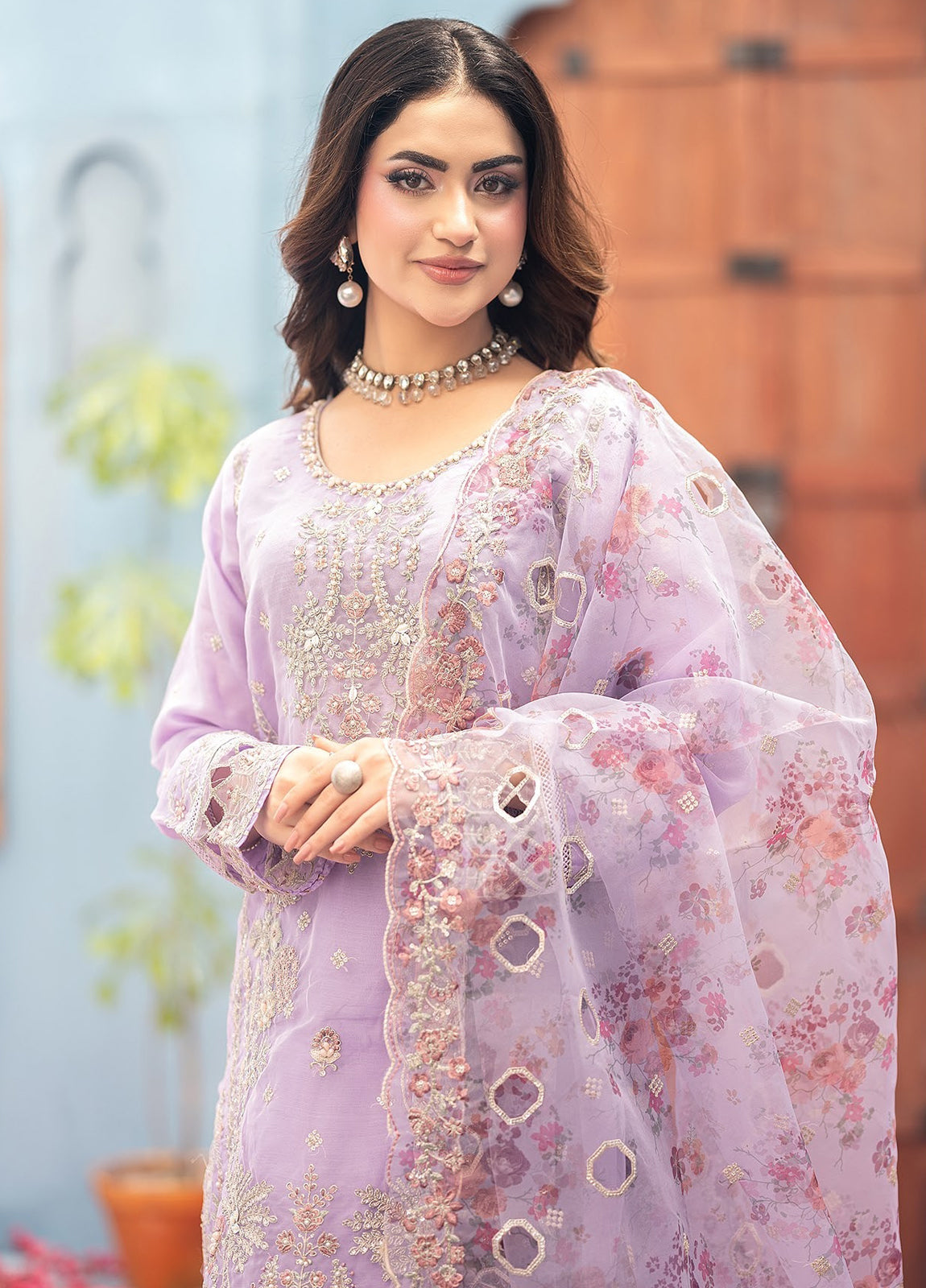 Rashi By Noori Embroidered Luxury Organza Festive Formal Stitched 3 Piece