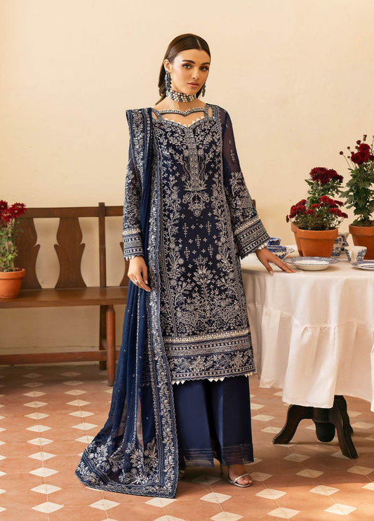 Reverie By Gulaal Embroidered Chiffon Unstitched 3pcs - Jotey