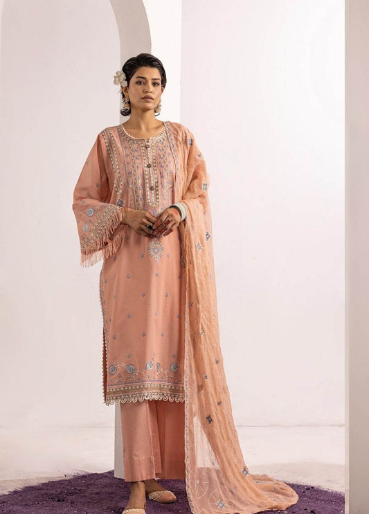 Gul-E-Bahaar By Khoobsurat Embroidered Lawn Unstitched 3pcs - Jotey