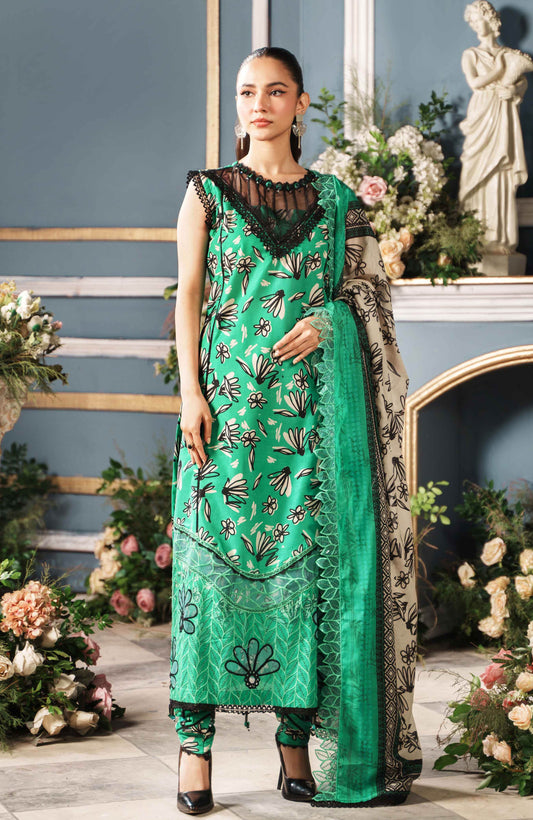 Printkari By Alzohaib Cutwork Embroidered Unstitched 3pcs - Jotey