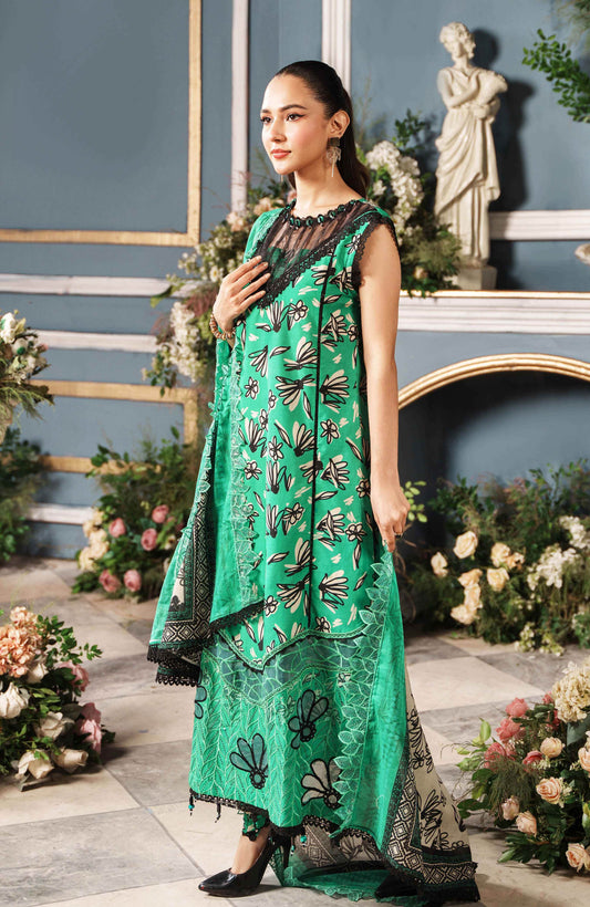 Printkari By Alzohaib Cutwork Embroidered Unstitched 3pcs - Jotey