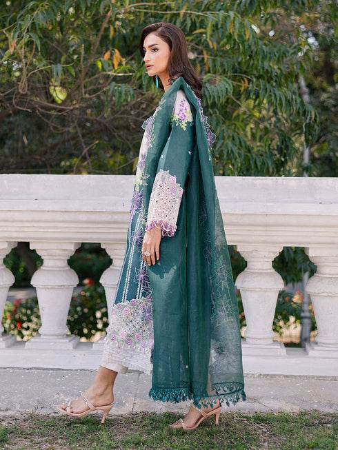 Ivy Bloom Printkari By Parishay Primium Printed Lawn Unstitched 3pcs - Jotey