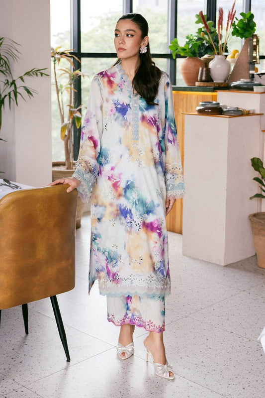 Ballerina By Nureh Embroidered Chikankari Unstitched 2pcs - Jotey