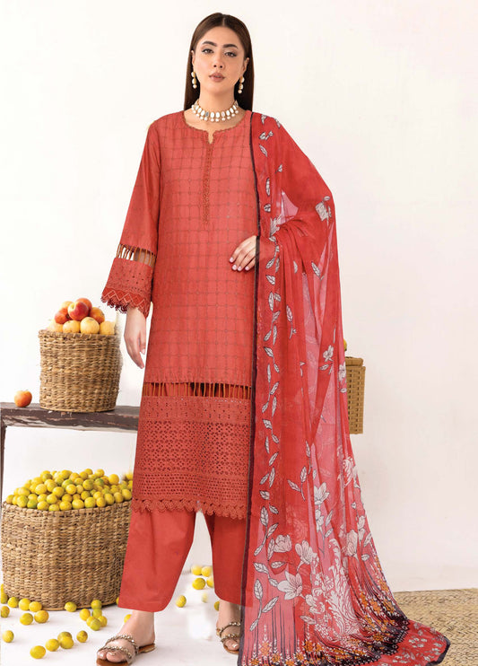 Meeram by Johra Chikankari Lawn Unstitched 3Pcs