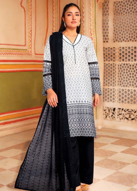 Aasir by Johra Chikankari Lawn Unstitched 3Pcs