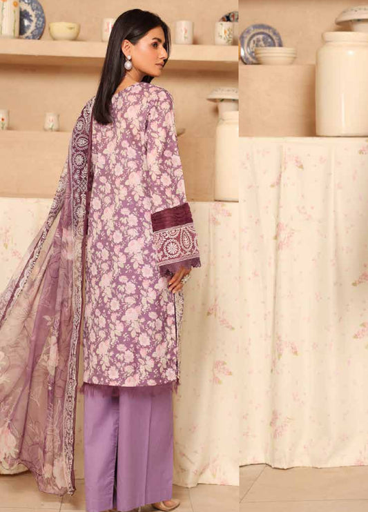 Aleeha by Johra Embroidered Chikankari + Printed Lawn Unstitched 3Pcs