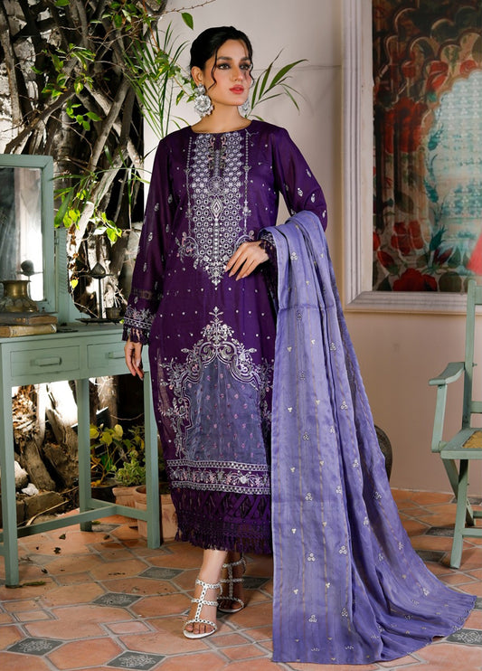 Rimal Vol-20 Embroidered Lawn Unstitched 3pcs
