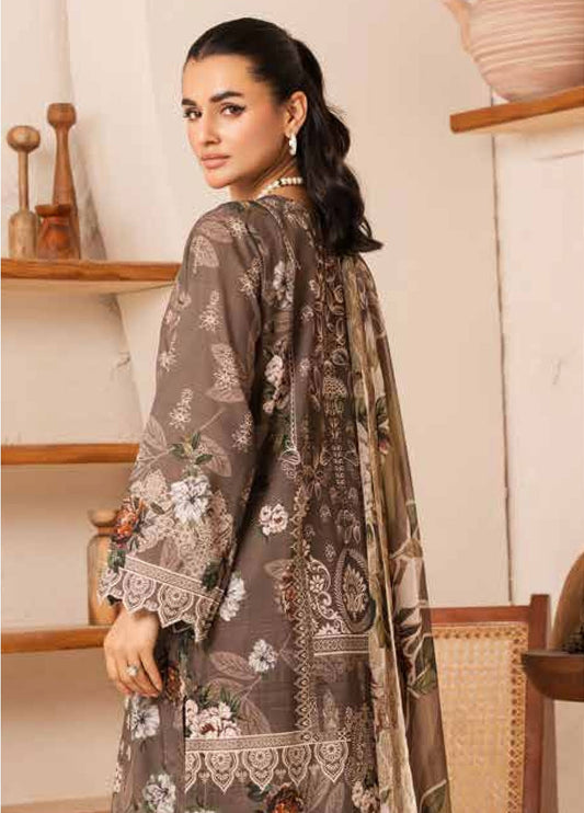 Nehal By Johra Embroidered Printed Lawn Unstitched 3Pcs