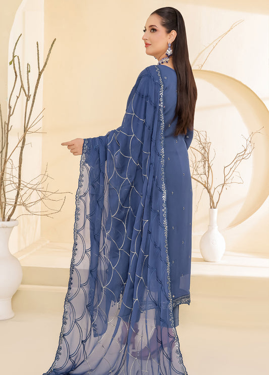 Raise By Bin Hameed Luxury Embroidered Chiffon Unstitched 3 Piece