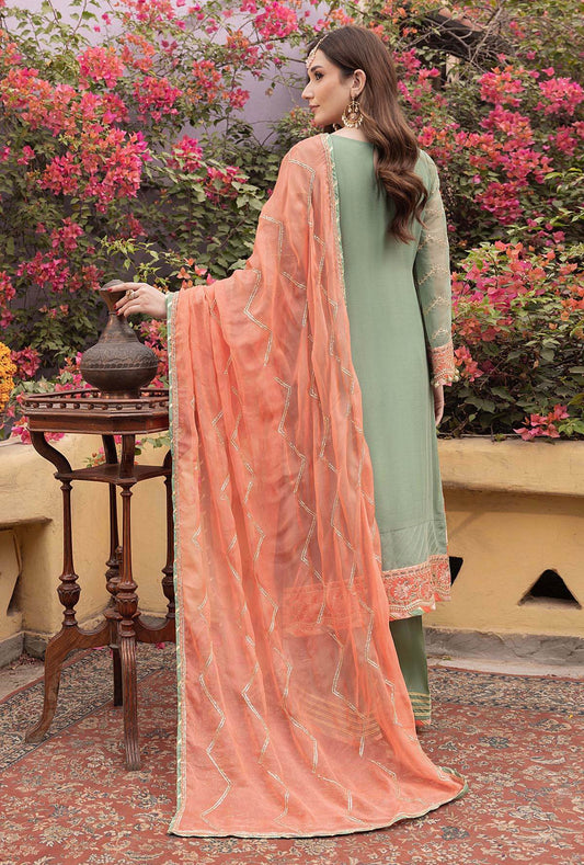 Rang-E-Mehfil Festive Unstitched Chiffon 3pcs - Jotey