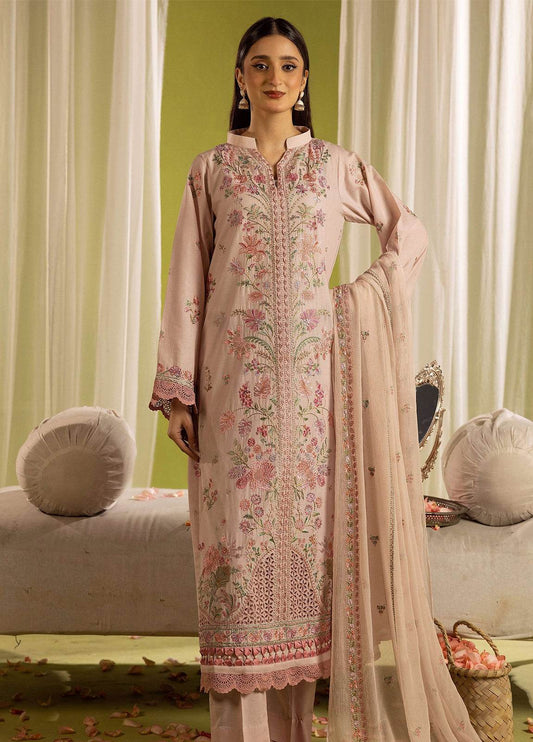 Khoobsurat Signature Shamiyana Luxury Embroidered Lawn 3pcs - Jotey