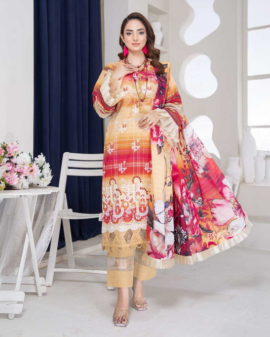 Pakeeza by Aalaya Vol-01 Embroidered Lawn Unstitched 3Pcs