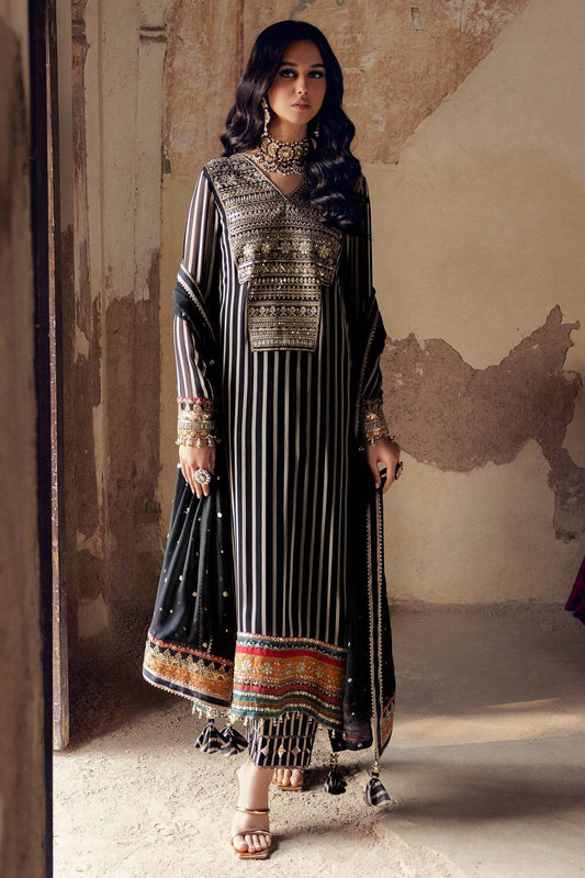 Vasal By Charizma Embroidered Luxury Chiffon Vol-03 Unstitched 3pcs - Jotey