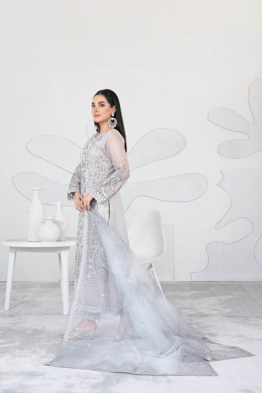 Gelareh By Tawakkal Fabrics Embroidered Unstitched 3pcs - Jotey