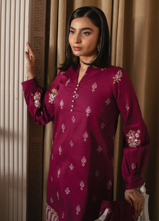 Mah-E-Noor By Angan Embroidered Lawn Unstitched 3Pcs