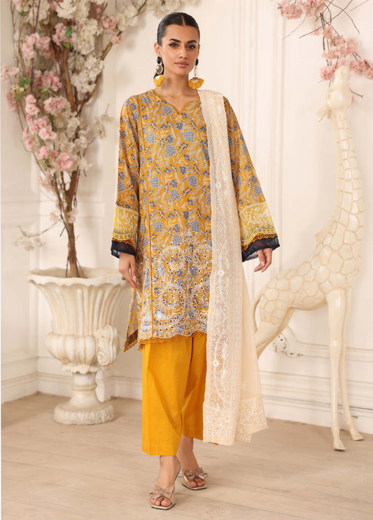 Afsheen By Johra Embroidered Chikankari Lawn Unstitched 3Pcs