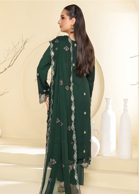 Raise By Bin Hameed Luxury Embroidered Chiffon Unstitched 3 Piece