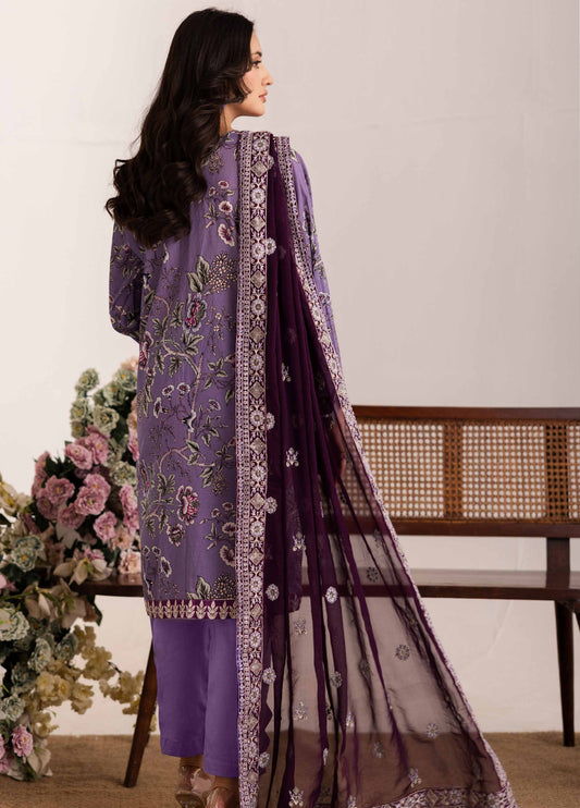 Aazina by Johra Embroidered Printed Lawn Unstitched 3Pcs