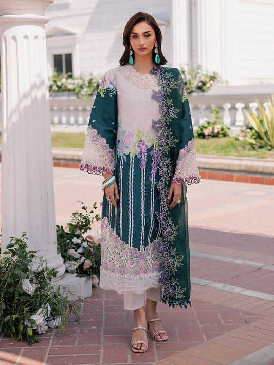 Ivy Bloom Printkari By Parishay Primium Printed Lawn Unstitched 3pcs - Jotey