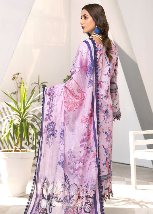 Janan By Sidra Aleem Embroidered Lawn Unstitched 3Pcs