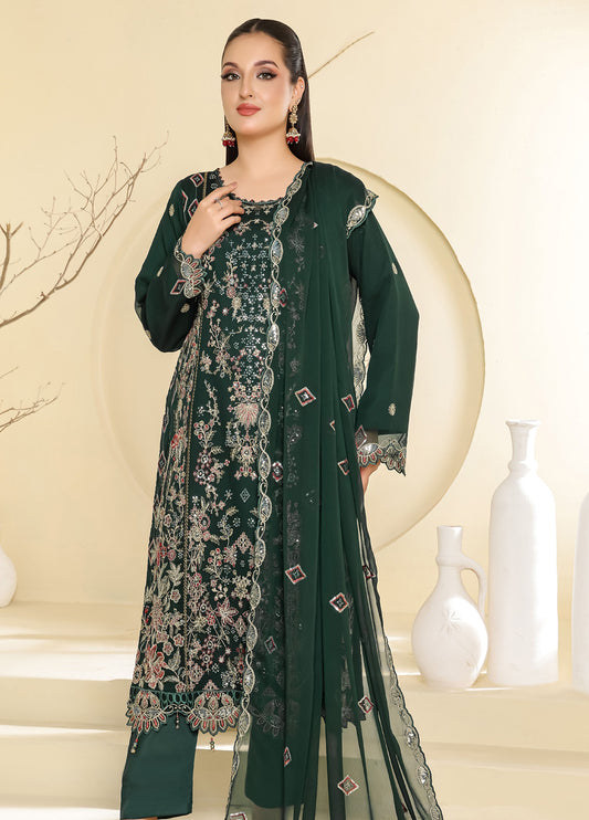 Raise By Bin Hameed Luxury Embroidered Chiffon Unstitched 3 Piece