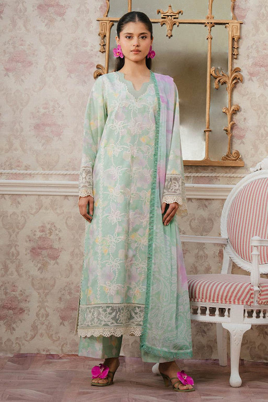 Armelia By Ayzel Printed Lawn Unstitched 3pcs - Jotey