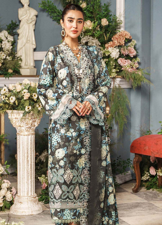 Printkari By Alzohaib Cutwork Embroidered Unstitched 3pcs - Jotey