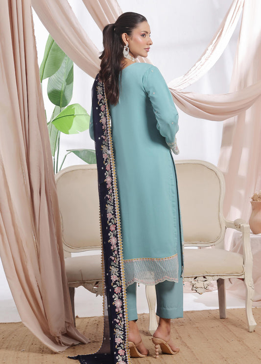 Aaina By Bin Hameed Luxury Embroidered Chiffon Unstitched 3 Piece