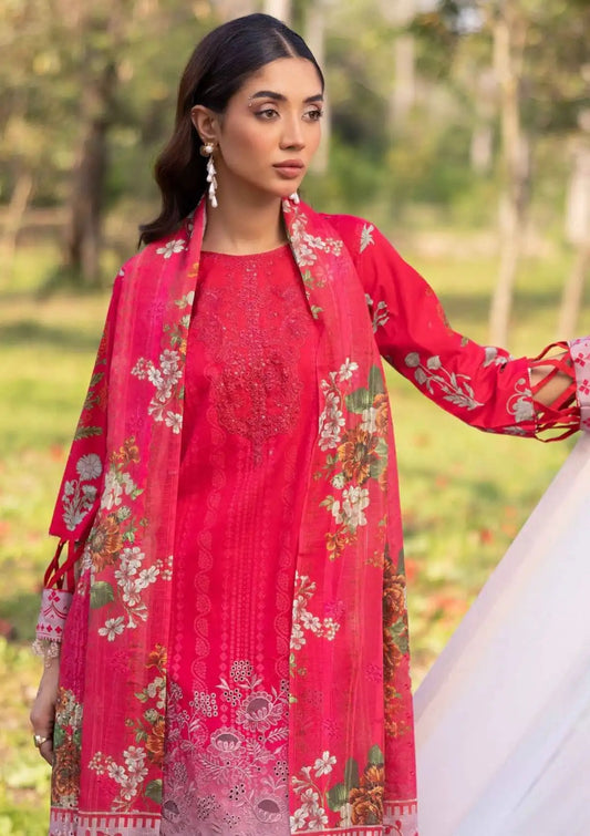 Nur Vantage Embroidered Lawn Unstitched 3 Piece