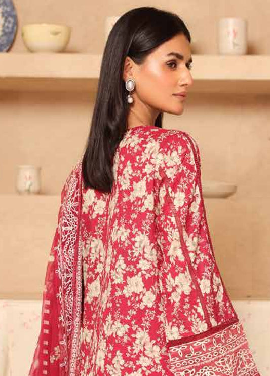 Aleeha by Johra Embroidered Chikankari + Printed Lawn Unstitched 3Pcs