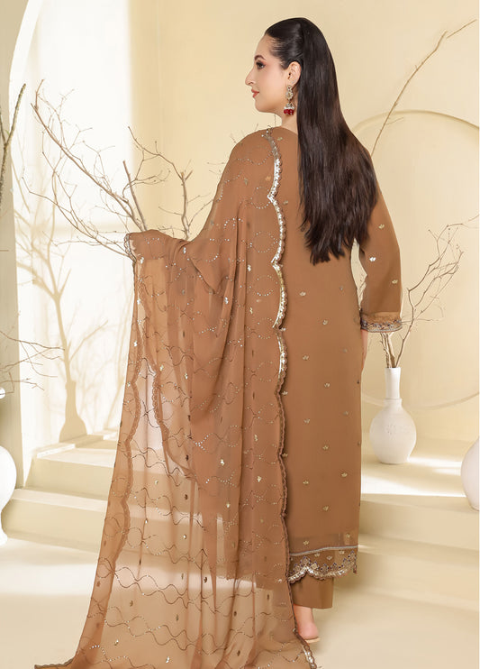 Raise By Bin Hameed Luxury Embroidered Chiffon Unstitched 3 Piece