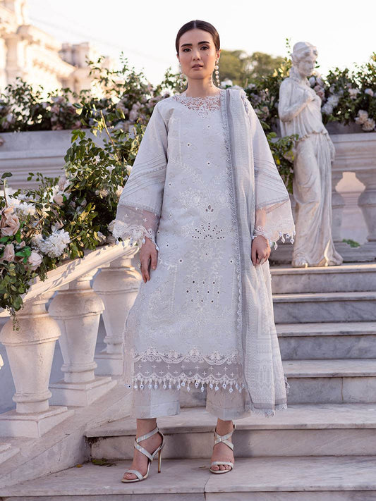 Ivy Bloom Printkari By Parishay Primium Printed Lawn Unstitched 3pcs - Jotey