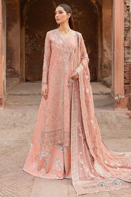 Ritzier By Farasha Embroidered Luxury Chiffon Unstitched 3pcs - Jotey
